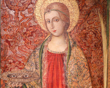 Gemälde der Heiligen Lucia aus Valencia