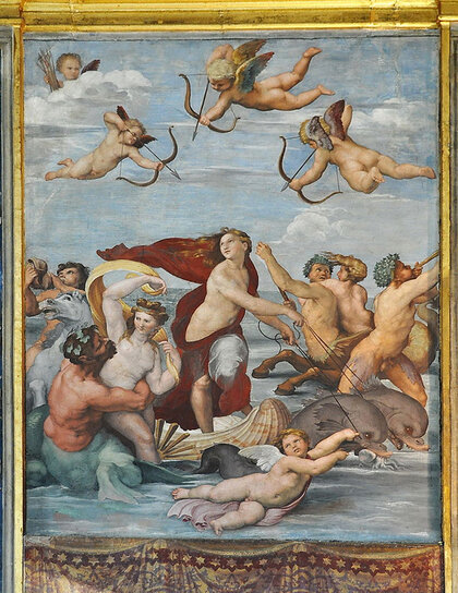 Freske "Triumph der Galatea" 
