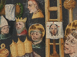Gemälde mit verschiedenen Heiligen u.a. Gregor der Große