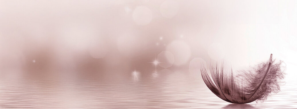 Feder auf Wasser