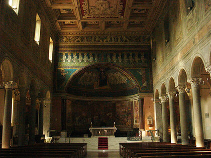 Santa Maria in Domnica Innenansicht