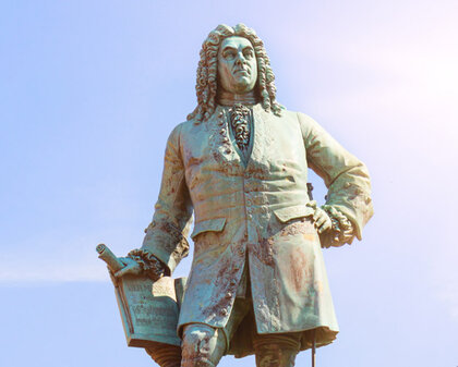 Händel Statur in Halle (Saale)