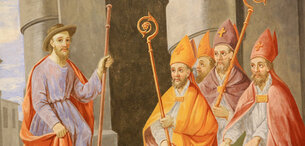 Sankt Nikolaus wird zum Bischof von Myra
