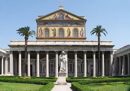 Basilika San Paolo fuori le mura (Frontansicht)