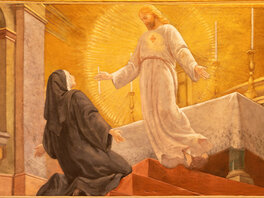 Christus erscheint Margaretha Maria Alacoque
