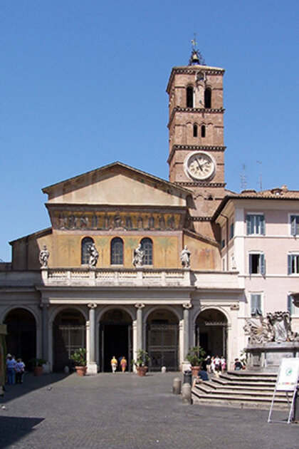 Santa Maria in Trastevere Außenansicht