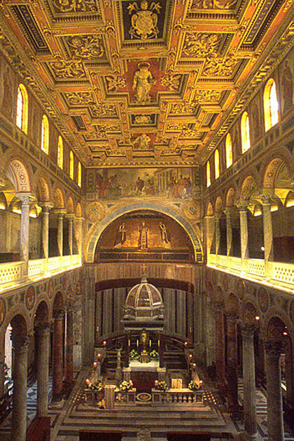 Sant'Agnese fuori le Mura Innenansicht